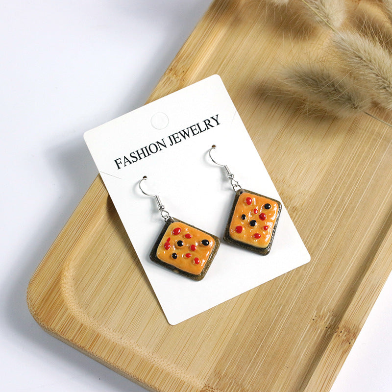 Acrylic Japanese Sushi Earrings  (Minimo de Compra 2) MYA-PingH029