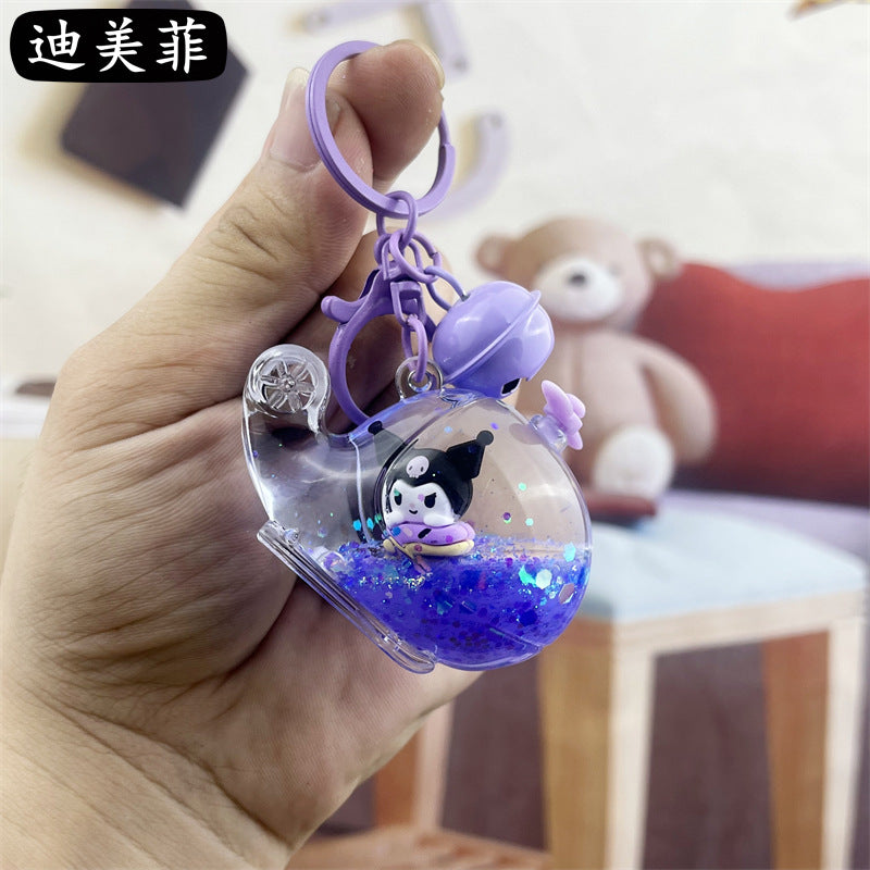 PVC cartoon fuel injection keychain MYA-DMF002