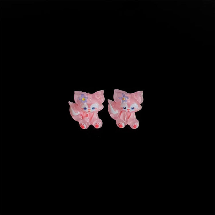 Resin cute cartoon sweet earrings (Minimo de Compra 2) MIC-WWHM055