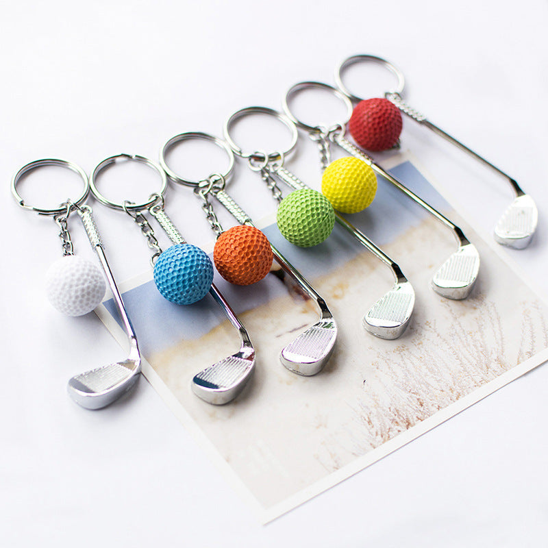 Keychains Metal PVC German Golf Balls MIC-XXing011