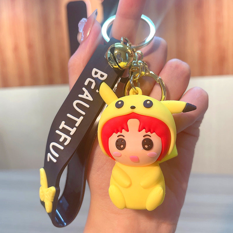 PVC cartoon doll keychain MIC-JinG015