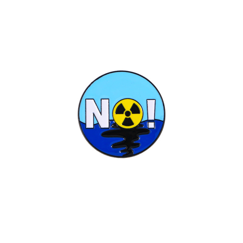 Alloy radioactive radiation marker brooch (Minimo de Compra 5) MIC-YiN003