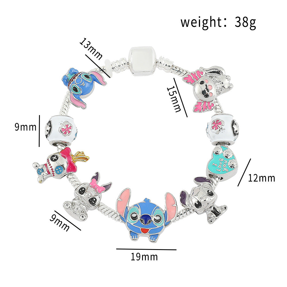 Alloy Pandora Cartoon Bracelet MYA-FeiM001