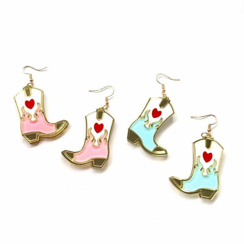 Acrylic Love Letter Envelope Earrings MYA-XueP141