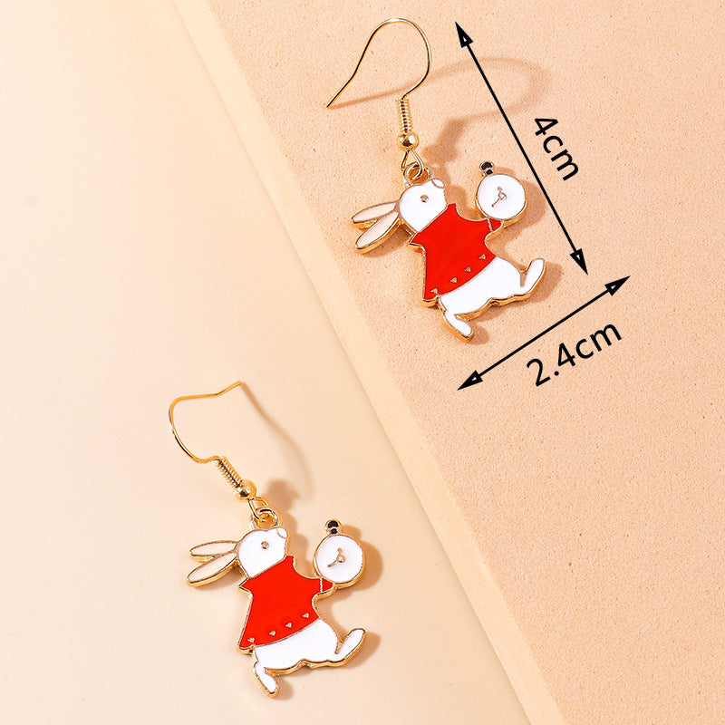 Acrylic cartoon sweet and cute cat earrings (Minimo de Compra 2) MYA-YueS010