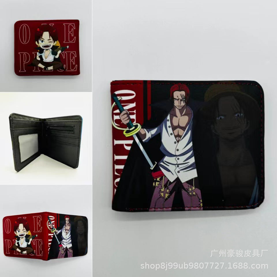 PU Pirate King Short Wallet MYA-HaoJ009