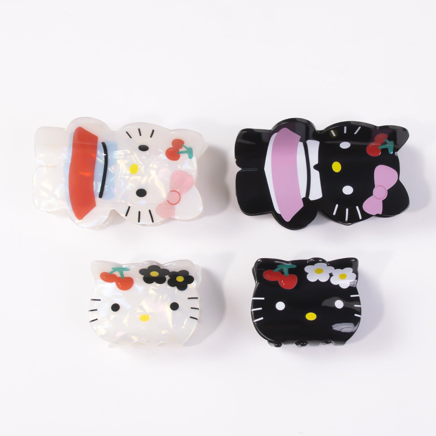 PVC cartoon cat hair clip MIC-GLS006