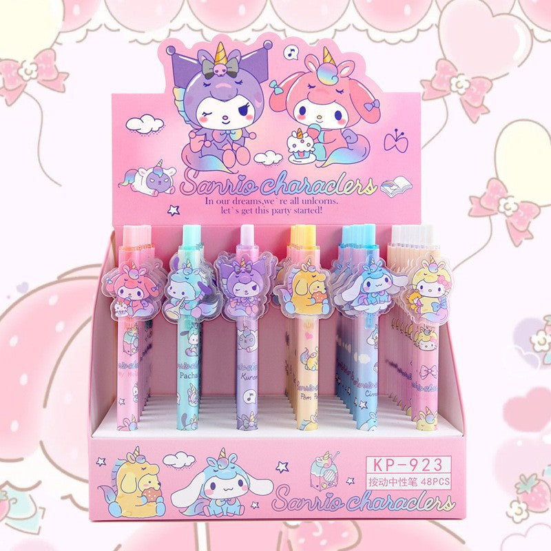 Acrylic lovely doll neutral pen 48PCS MYA-HeH007