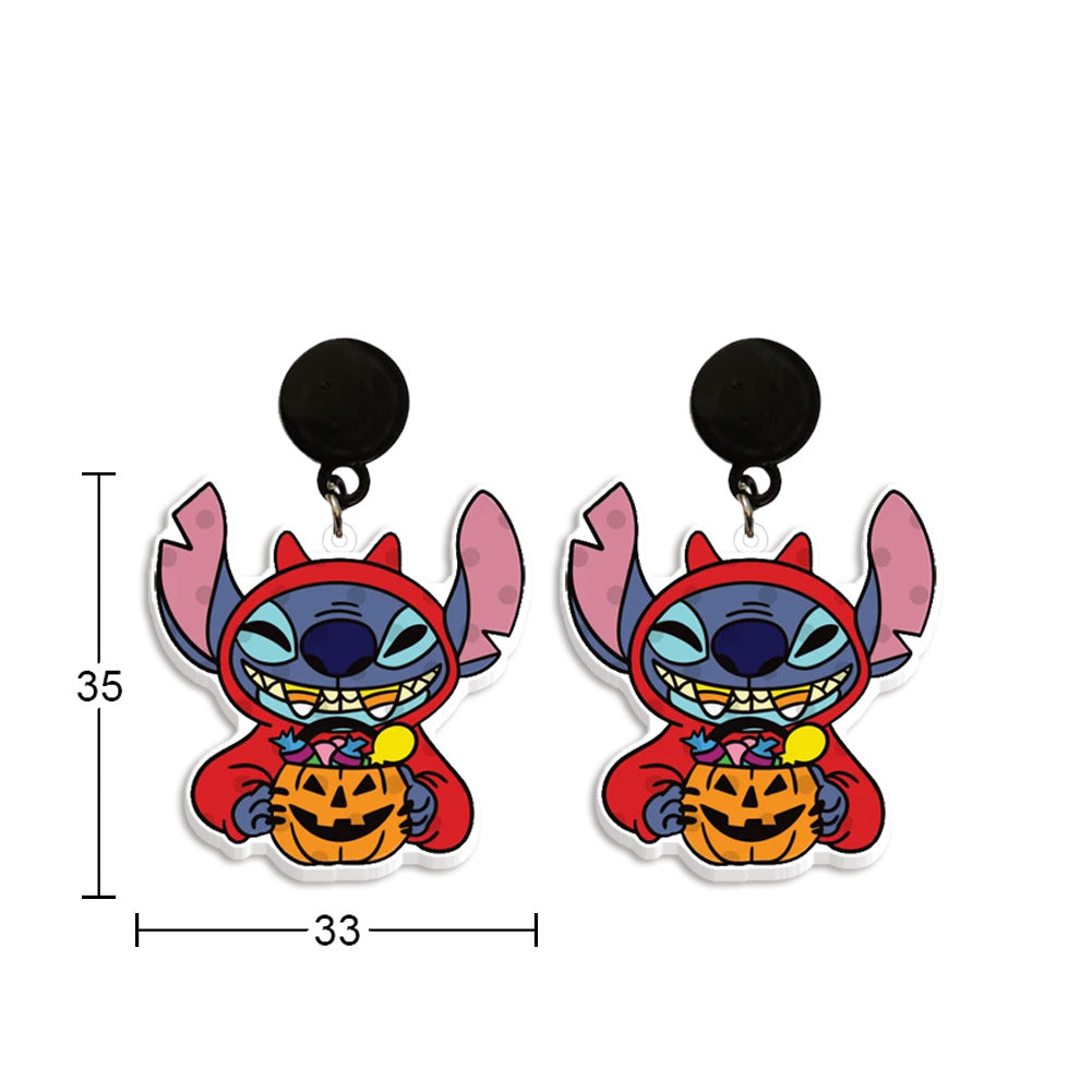 Alloy cartoon cute earrings (Minimo de Compra 2) MYA-ZhaoH001