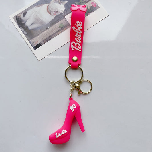 Pink Princess Cartoon Keychain JuShu006