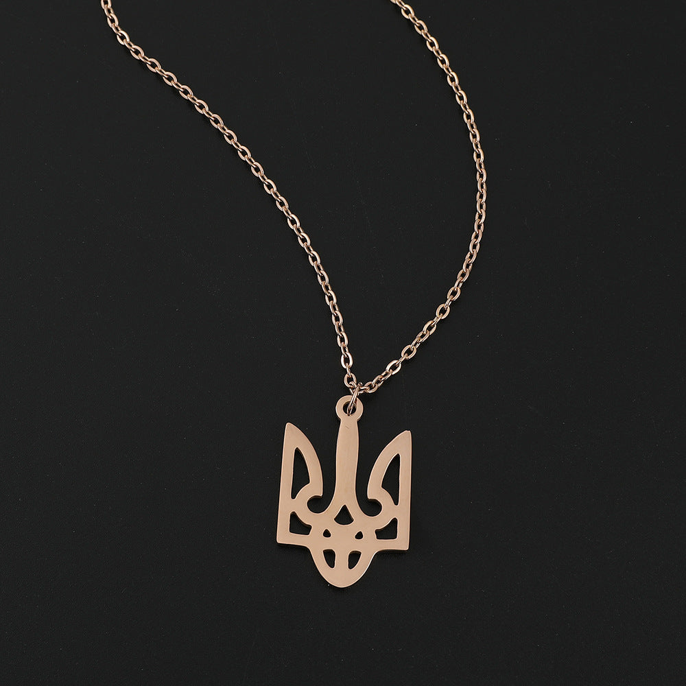 Necklaces Stainless Steel Emblem of Ukraine Minimo de compra 2 ShaoH008