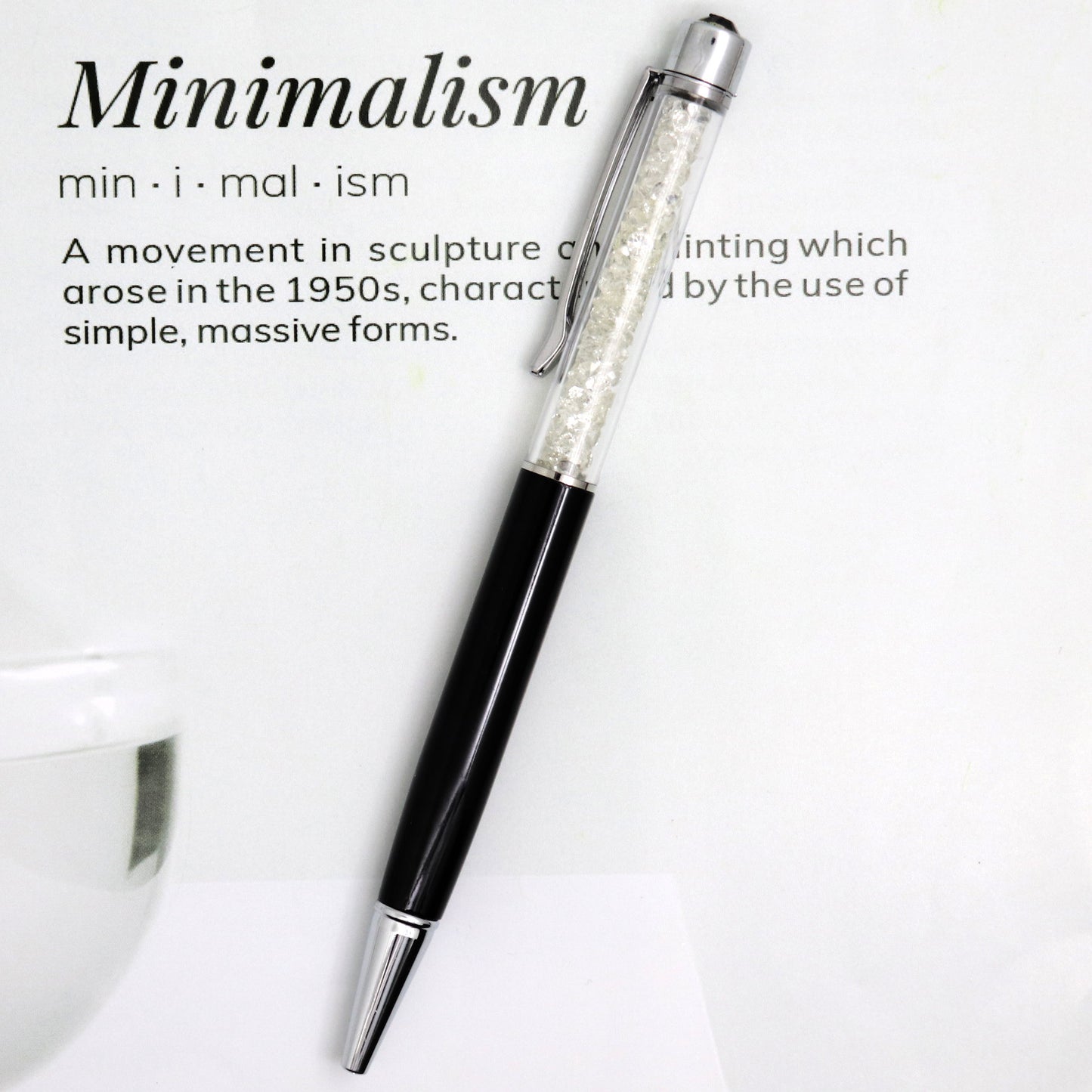 Plastic Diamond Crystal Pen YiShg001