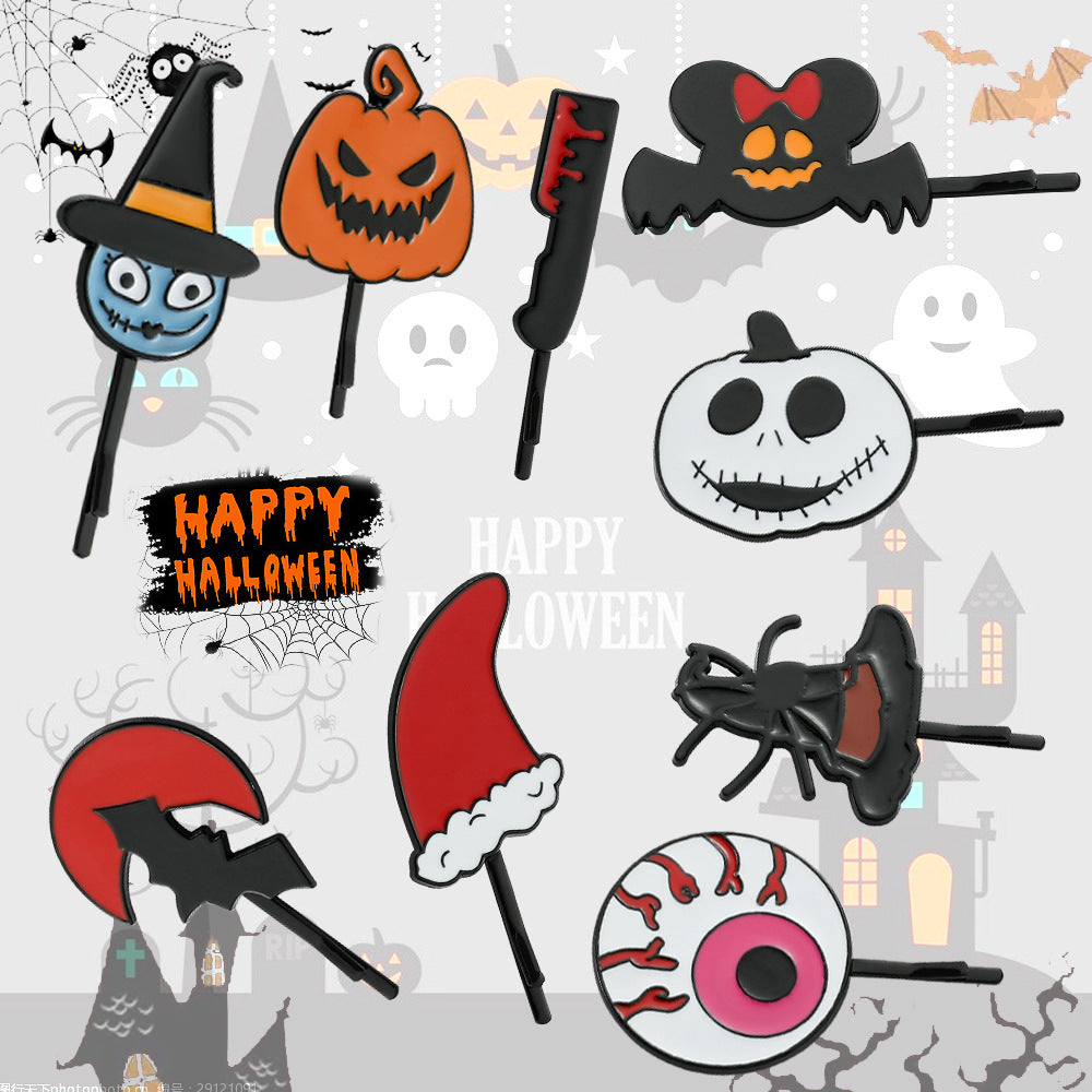 Alloy Halloween Ghost Hair Clip (Minimo de compra 2) MIC-YunX013