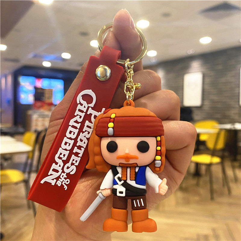 PVC new cartoon doll keychain MIC-YiM005