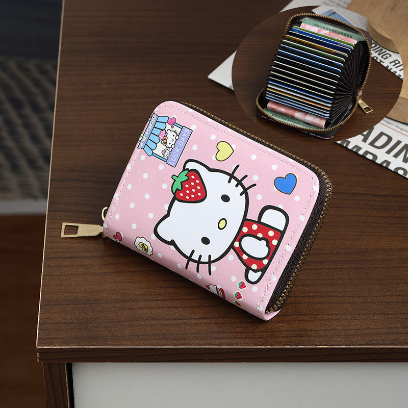 PU Hello KK Cat Multi Card Wallet MIC-YingL001