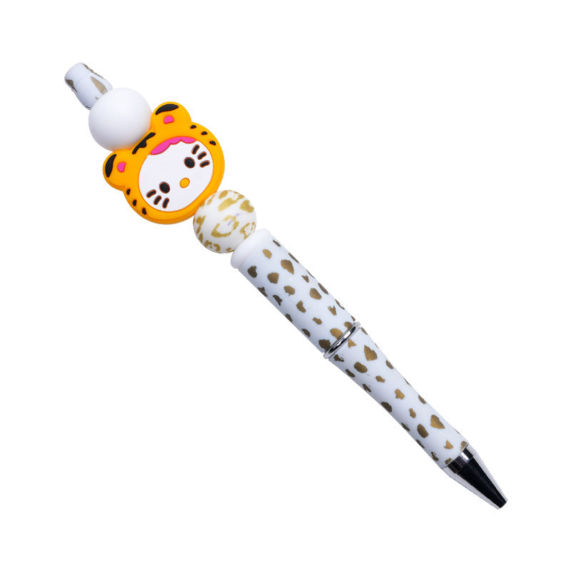 20PCS Cartoon Colorful Cow Silicone Bead Pen HeXing001