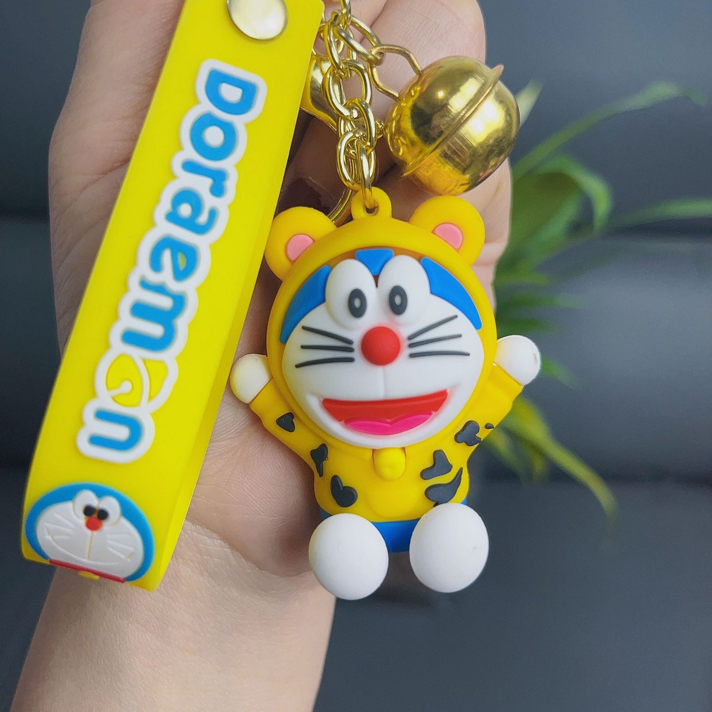 PVC cute sitting posture Dingdang cat keychain (Minimo de Compra 2) MYA-YaE008