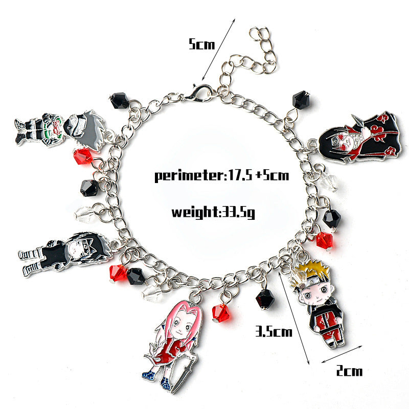 Alloy cartoon character combination bracelet MYA-AiWen008