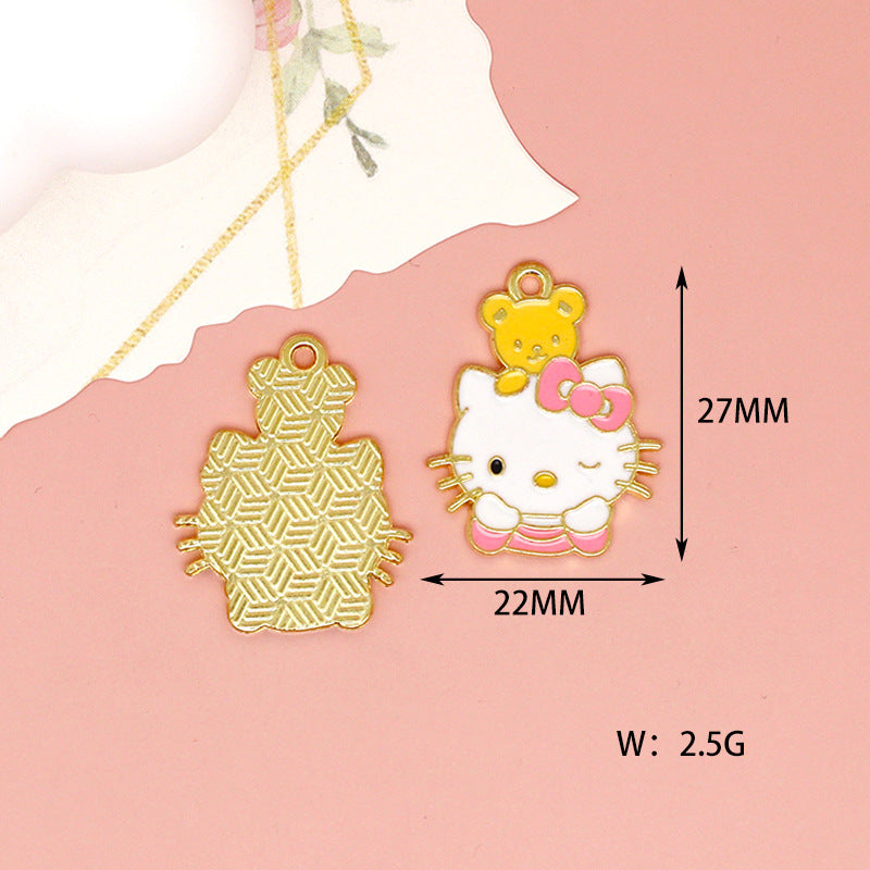 Alloy cartoon small animal pendant (Minimo de Compra 10) MIC-JingX013