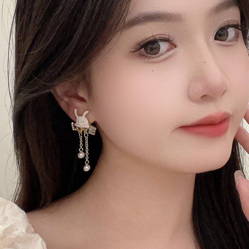 Alloy cute rabbit earrings MIC-BLD092