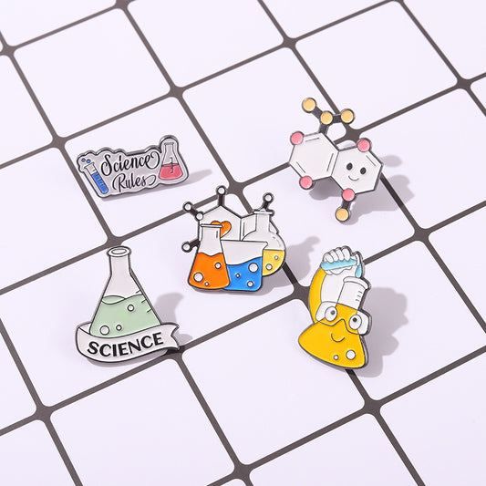 Alloy chemical products brooch (Minimo de Compra 2) MIC-QinS012