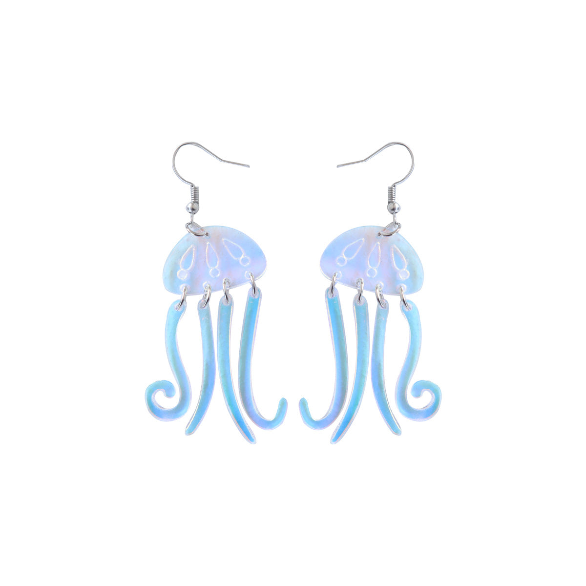 Acrylic Phantom Jellyfish Earrings MIC-OuG093