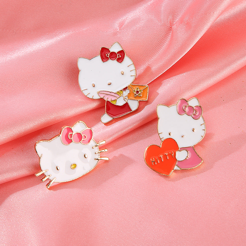 Alloy cute cartoon anime brooch MIC-QiSen001