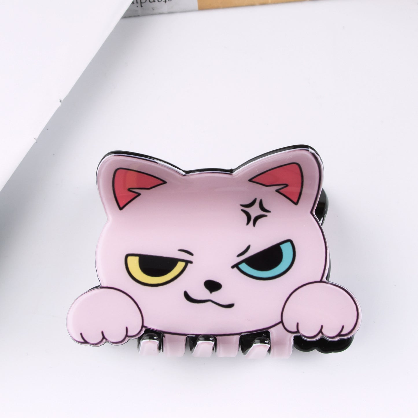 PVC cartoon cat hair clip MIC-GLS008