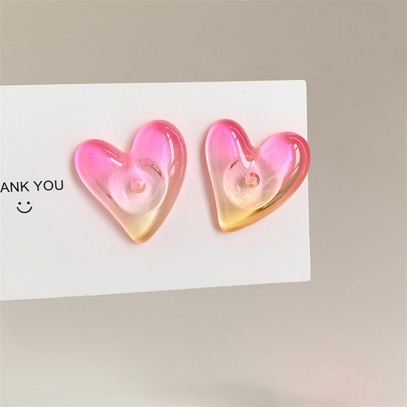 Alloy Candy Love Earrings (Minimo de compra 2) MIC-LuoN011