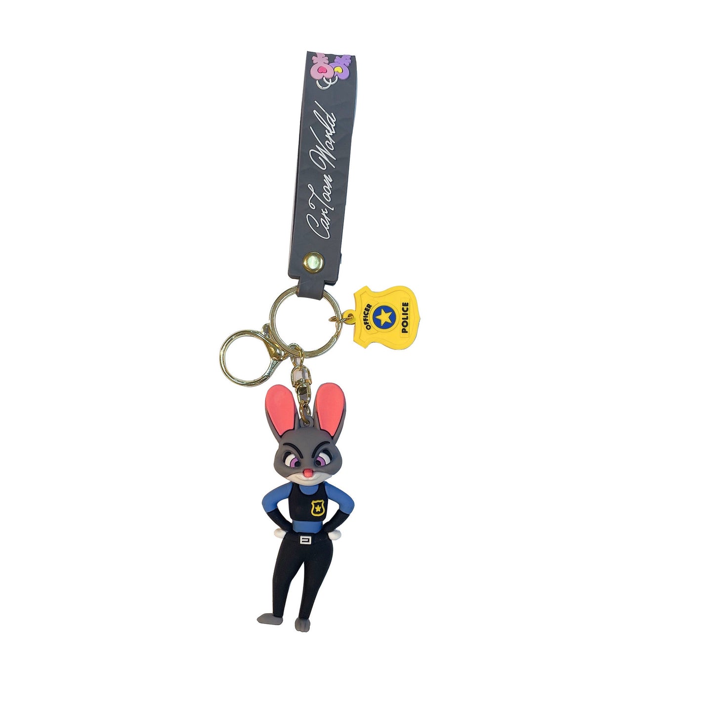 PVC Crazy Animal City Keychain MIC-JinG013