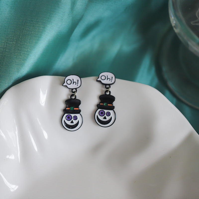 Alloy funny fashionable cartoon earrings (Minimo de Compra 5) MIC-JiuY066