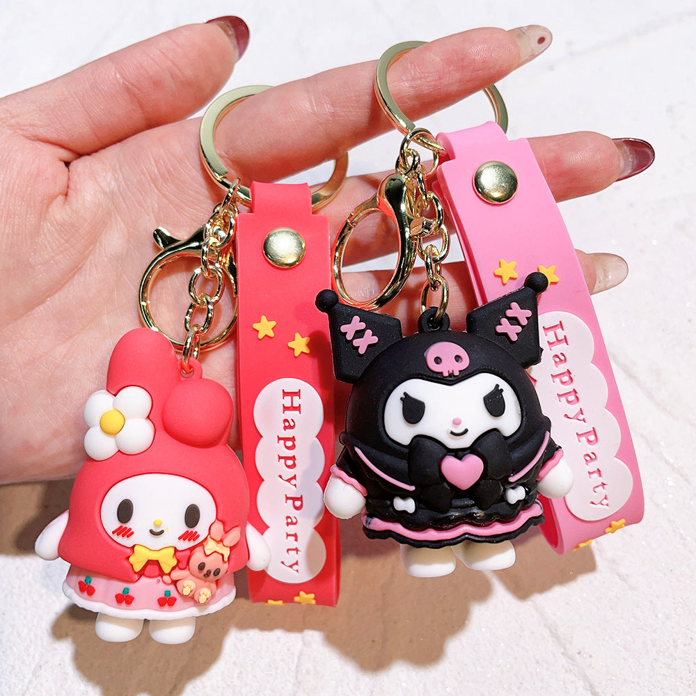 PVC cartoon cute pet cute keychain MIC-QiC037