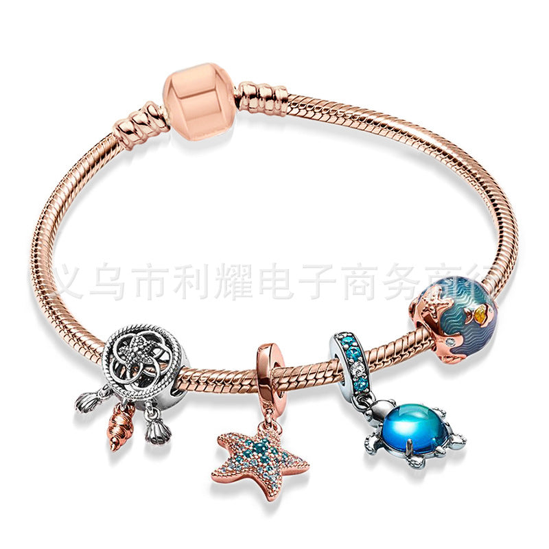 Alloy DIY Pandora Cartoon Bracelet MYA-LiY019