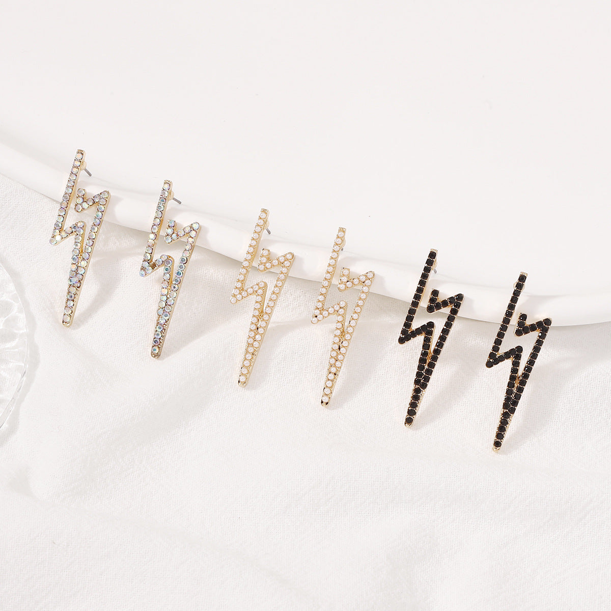 Alloy Lightning Trendy Earrings MIC-YueL010