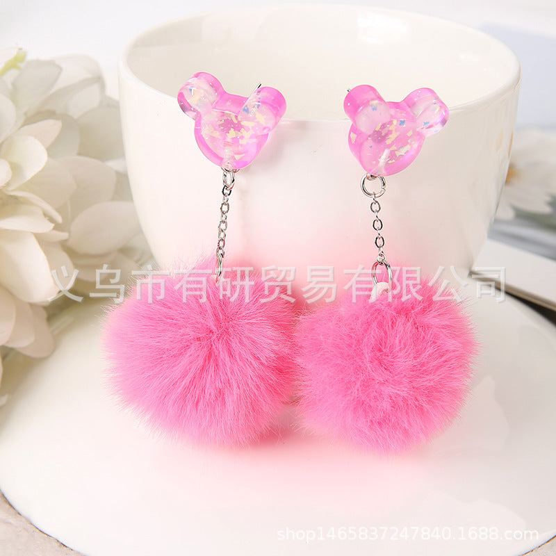 Alloy cartoon cute earrings (Minimo de Compra 3) MYA-YouY037