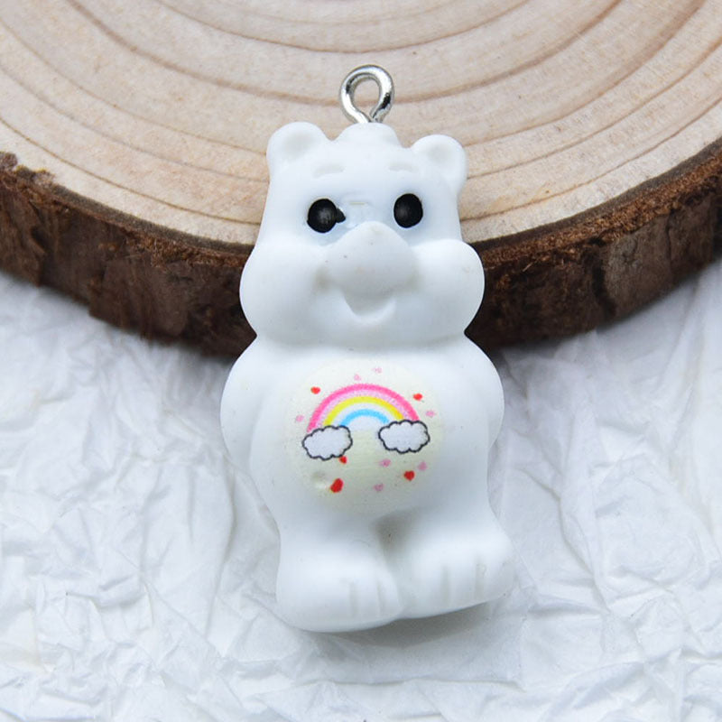 Resin Rainbow Bear Accessories MIC-ZhiB008