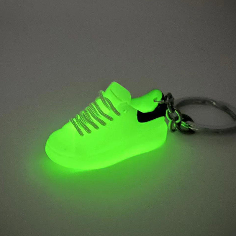 Keychains PVC Stereo Shoe Model Luminous Sneakers MIC-QLP037