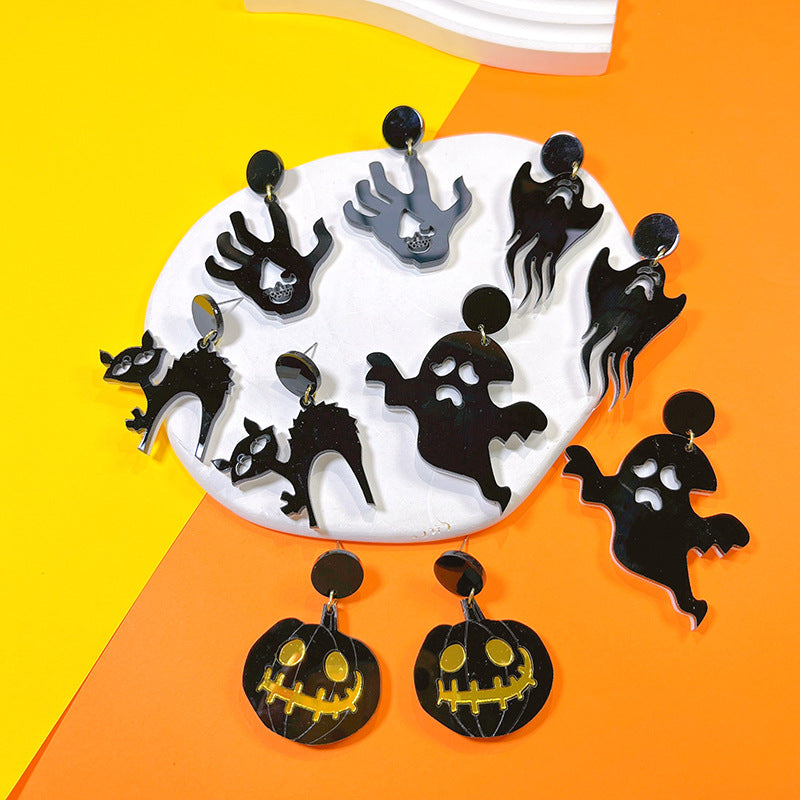 Acrylic New Halloween Collection Earrings PinH014