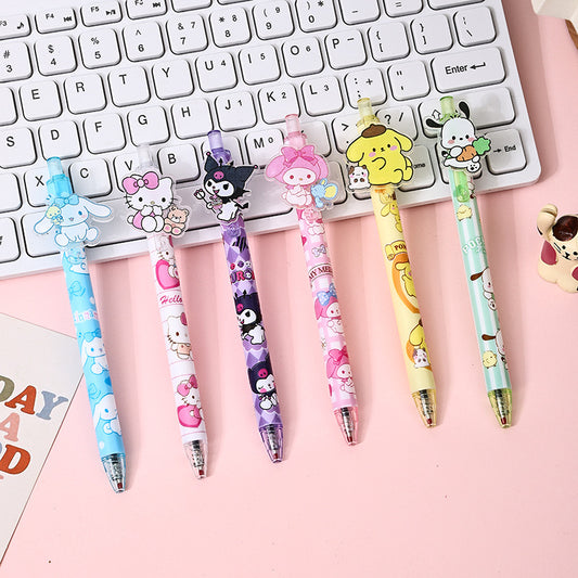 Plastic lovely animation neutral pen 48PCS MYA-YJN002