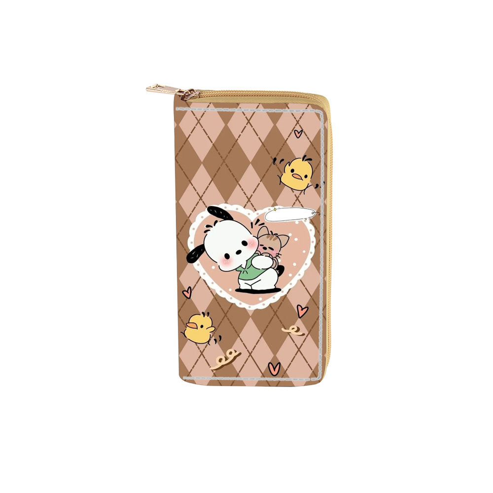 PU long cartoon zipper wallet (Minimo de compra 3) MYA-Dengx007