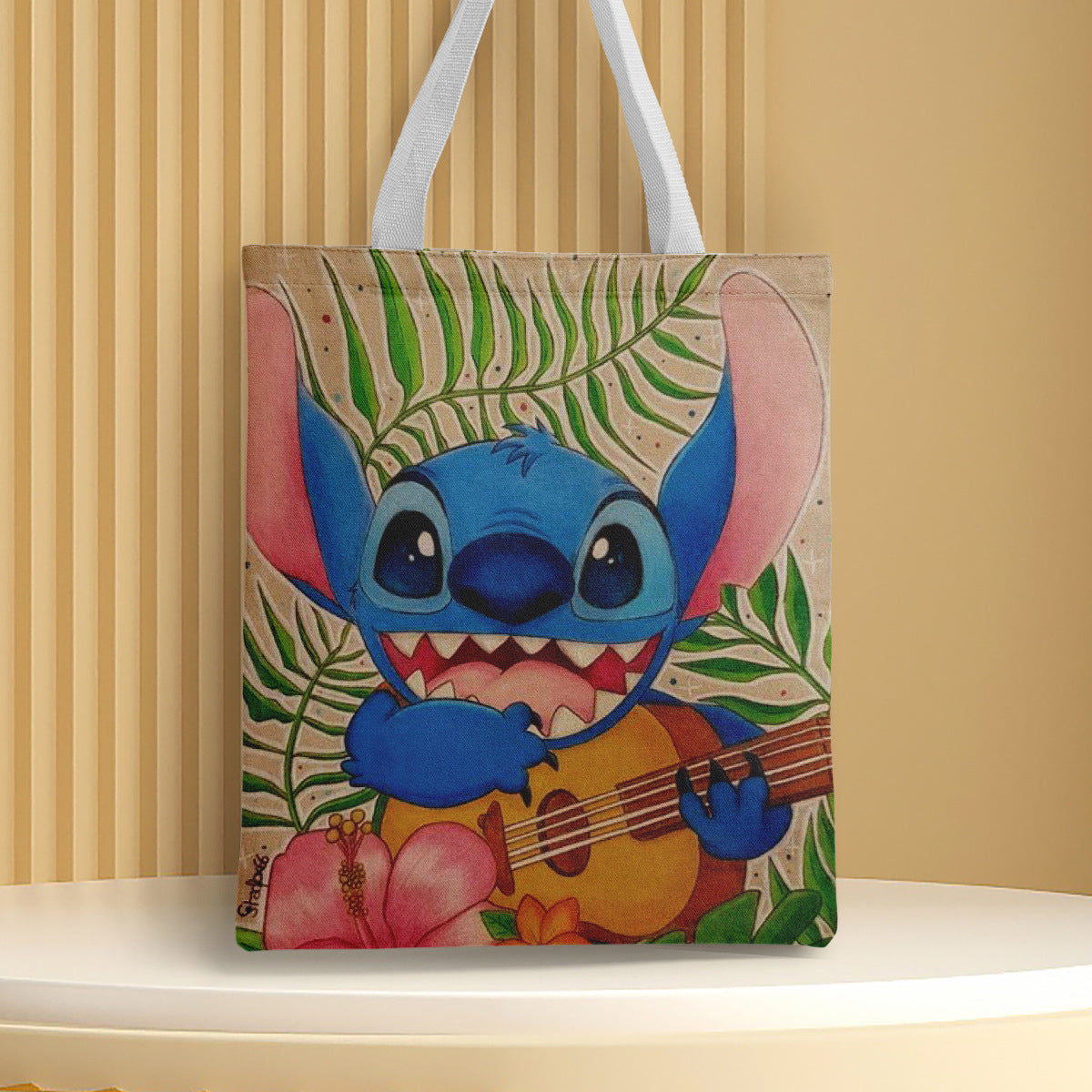 Polyester cartoon printed canvas bag (Minimo de Compra 2) MYA-QB001