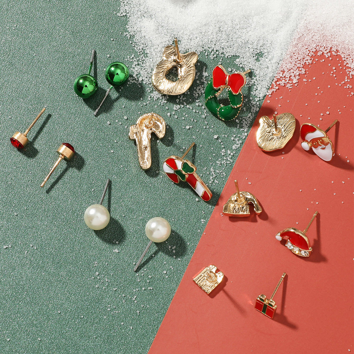 Alloy New Christmas Earrings (Minimo de Compra 2) MIC-MiaoY092