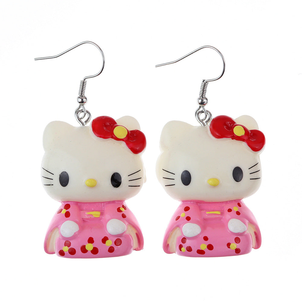 Tongxiao Cat Earrings US-NiQ007