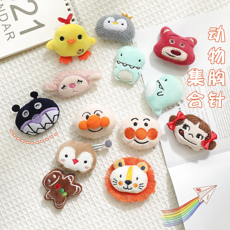 Plush cartoon cute brooch MYA-ZhanY005