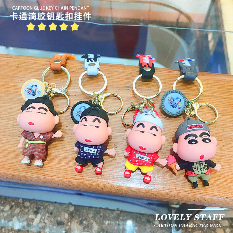 PVC cartoon doll keychain MIC-LanC005