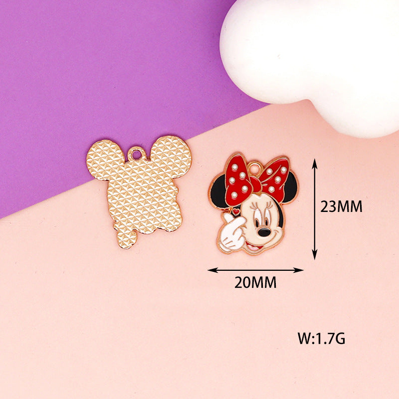 Alloy cartoon small animal pendant (Minimo de Compra 10) MIC-JingX010