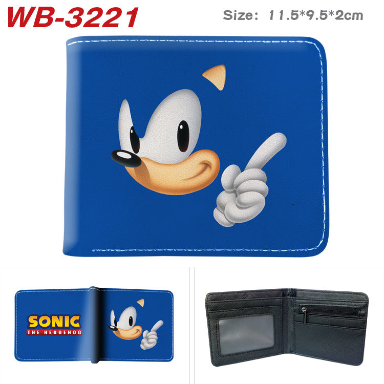 Cartoon pu leather half fold two fold character wallet MIC-ManC006