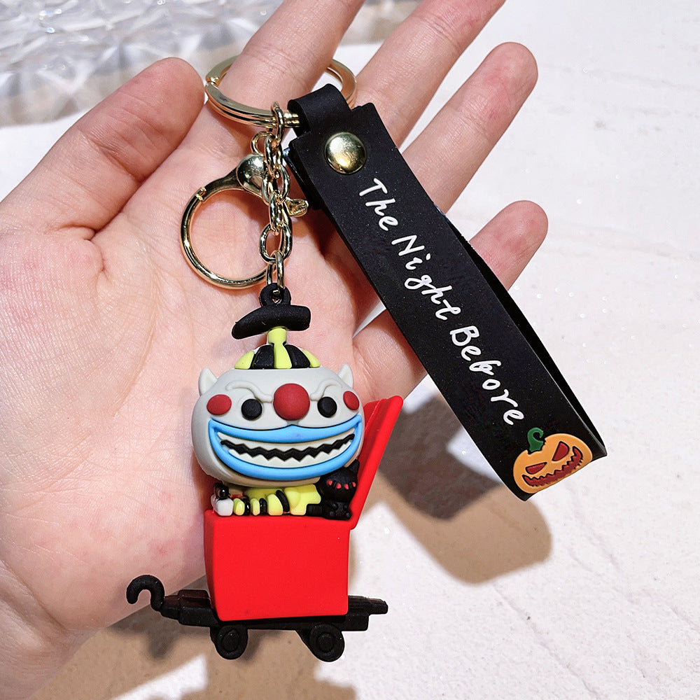 PVC Christmas Eve Scary Keychain  MYA-QiC016