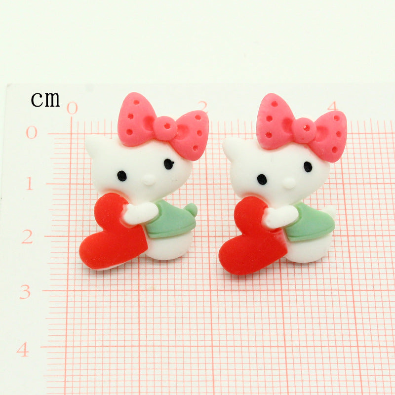 Acrylic Asymmetric Animal Earrings (Minimo de Compra 3) MYA-JueJ008