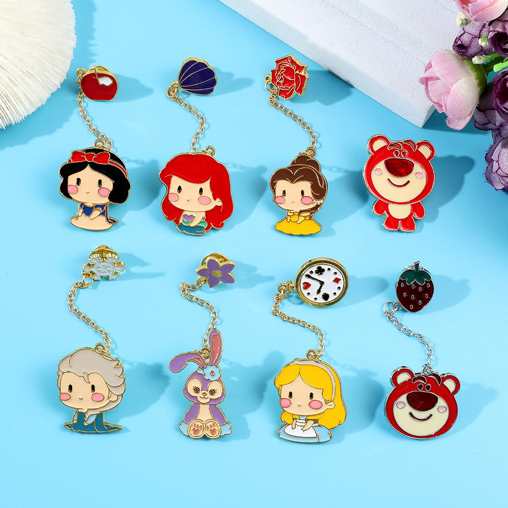 Alloy Q Princess brooch (Minimo de Compra 10) MIC-ShengY008